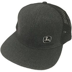 GORRA JOHN DEERE COLOR GRIS OSCURO Y NEGRO