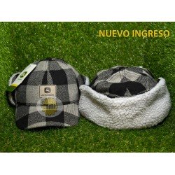 GORRO JOHN DEERE DE CAZADOR DE INVIERNO A CUADROS