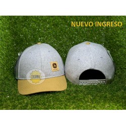 GORRA DE LANA SINTÉTICA GRIS JOHN DEERE