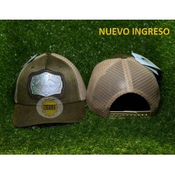 GORRA JOHN DEERE CAFE CON HEBILLA DE CINTURÓN