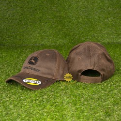 GORRA JOHN DEERE CAFE CON DETALLE DE PUAS PARA NIÑOS