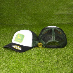 GORRA JOHN DEERE COLOR NEGRO Y BLANCO PARA NIÑO