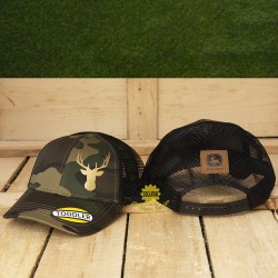 GORRA JOHN DEERE CAMUFLAJEADA CON NEGRO PARA NIÑA