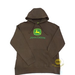 SUDADERO COLOR CAFE, JOHN DEERE 
