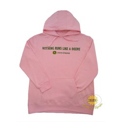 SUDADERO ROSA PALIDO, JOHN DEERE