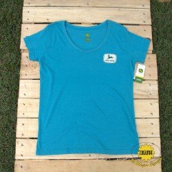 BLUSA COLOR AZUL BONDI. JOHN DEERE 