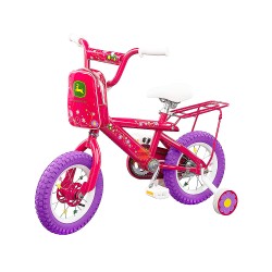 BICICLETA PARA NIÑA,  JOHN DEERE  No. 12 COLOR FUCSIA