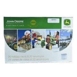 TARJETAS NAVIDEÑAS, JOHN DEERE 